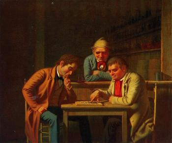 George Caleb Bingham : The Checker Players